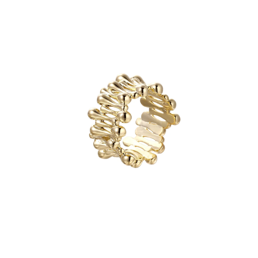 Molten Rope Sculpture Ring