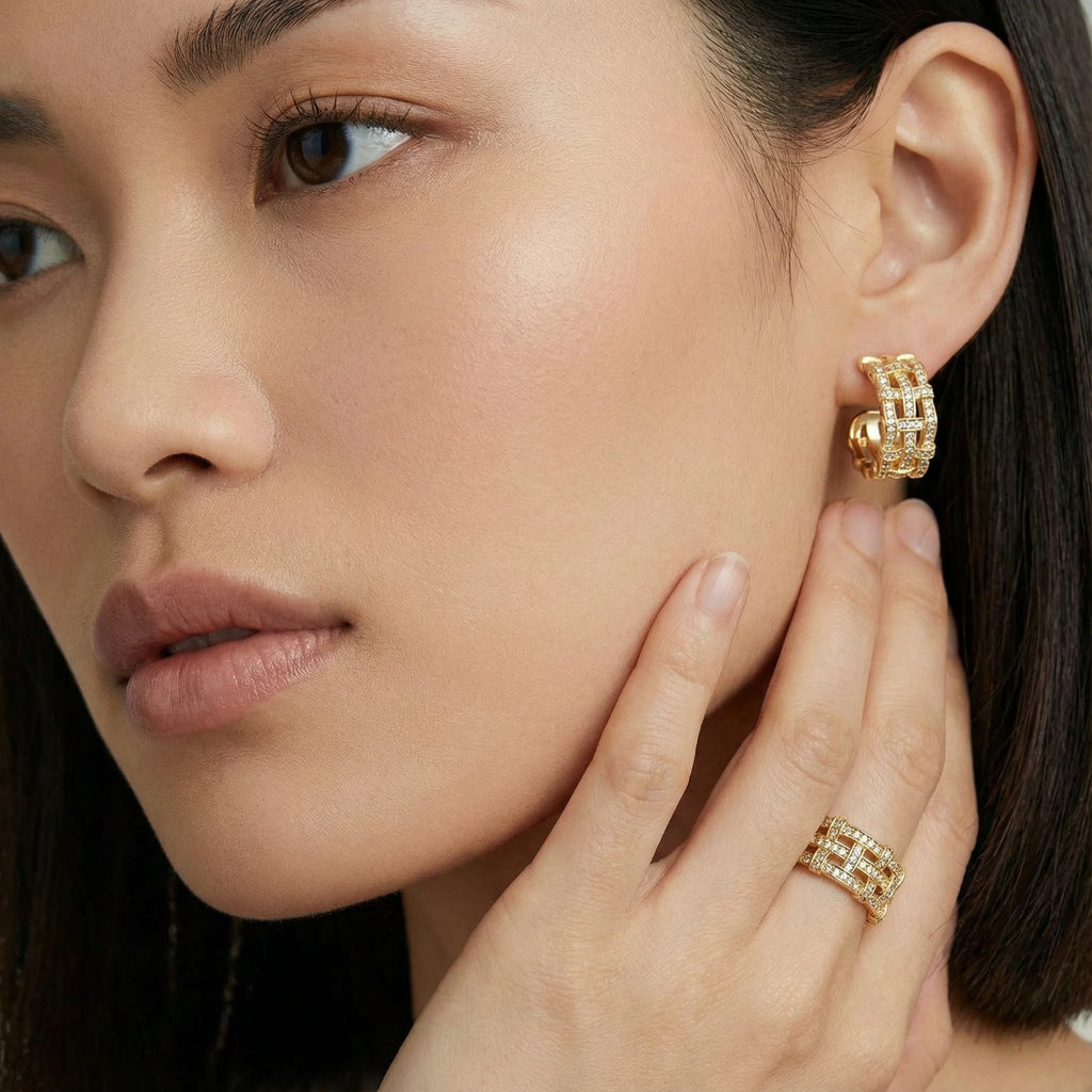 Weave & Radiance Hoops