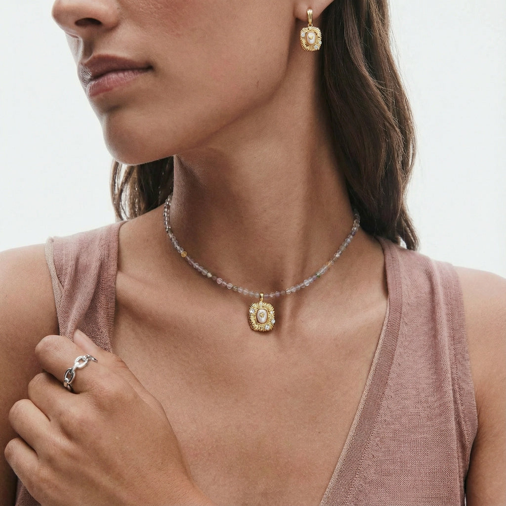 Baroque Dreams Gemstone Necklace