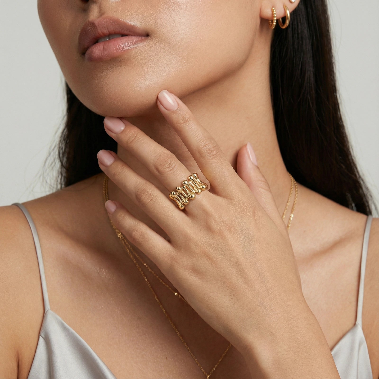 Molten Rope Sculpture Ring