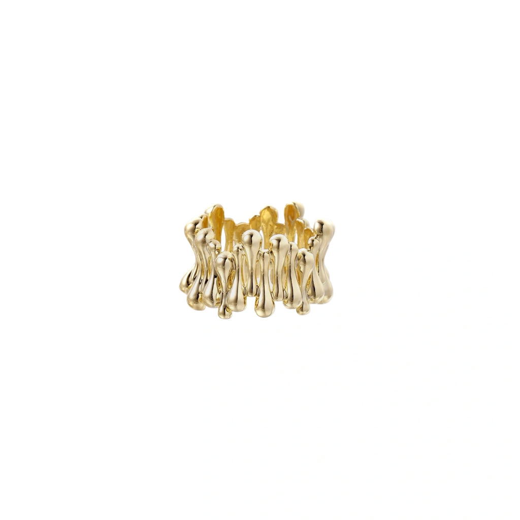 Molten Rope Sculpture Ring