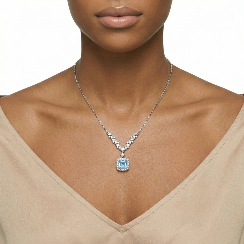 Celestial Arc Moissanite Necklace